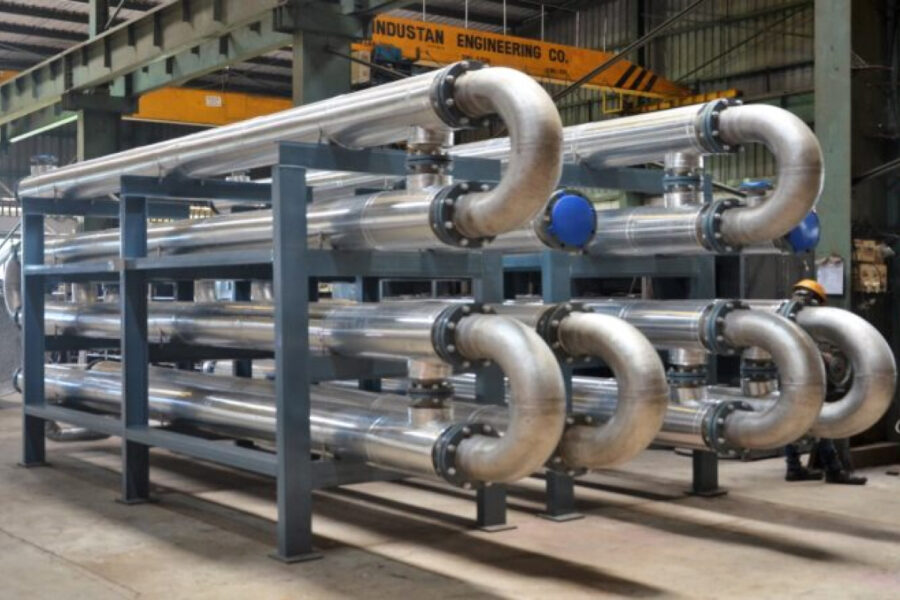 Heavy duty steel cage pallet used for warehouse storage and transportation